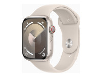 Apple Watch Series 9 (GPS + Cellular) 45mm Aluminium Polarstern mit Sportarmband S/M Polarstern von Apple Computer