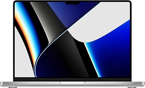2021 Apple MacBook Pro mit M1 Max 10-core-CPU / 32-core GPU (16-Zoll, 64GB RAM, 4TB SSD) (QWERTZ German) Silber (Generalüberholt) von Apple