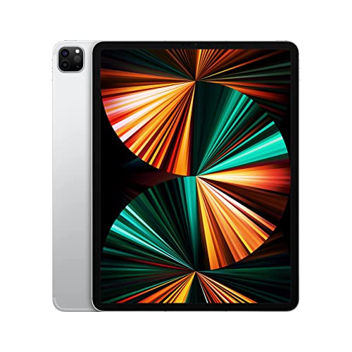2021 Apple iPad Pro (12.9inch, Wi-Fi + Mobilfunk, 128 GB) - Silber (Generalüberholt) von Apple