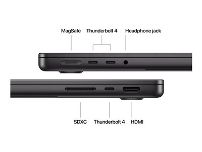 APPLE MBP 14 SB/10C/10C GPU/24GB/1TB-DEU APPLE MBP 14 SB/10C/10C GPU/24GB/1TB-DEU von Apple
