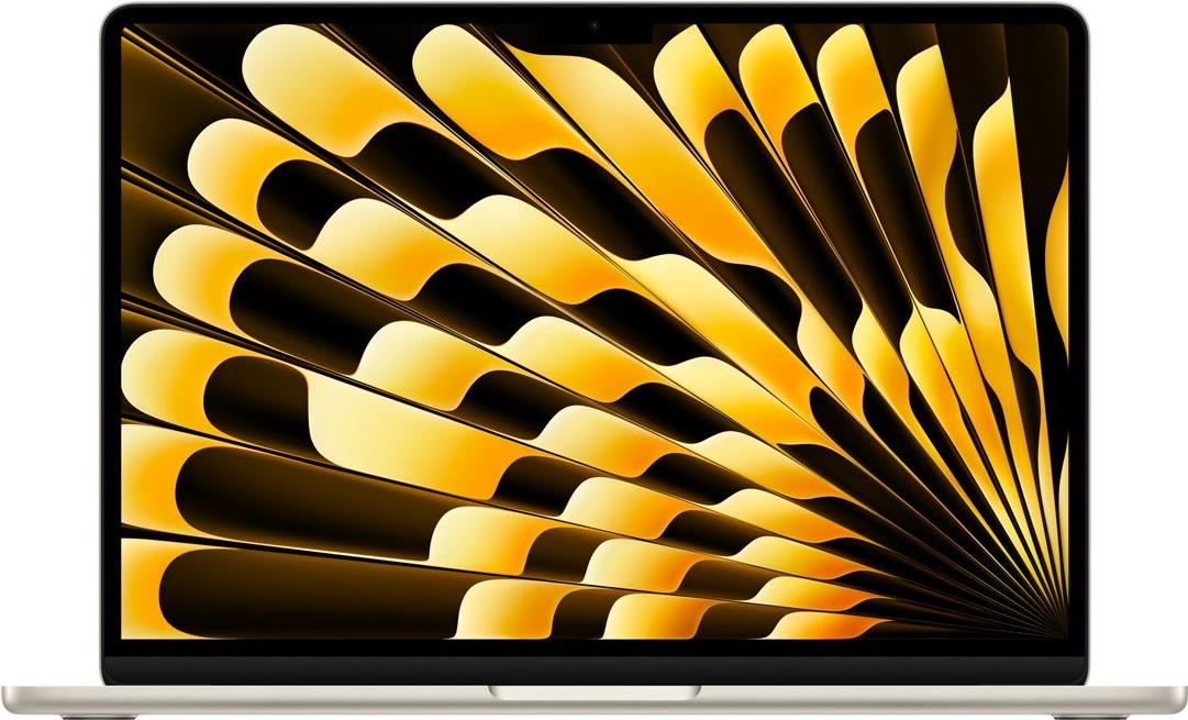 APPLE MacBook Air Z1BA 34,46cm 13,6Zoll Apple M3 8C CPU/10C GPU/16C N.E. 16GB 256GB SSD 30W USB-C DE - Polarstern (1/MRXT3D/A) von Apple