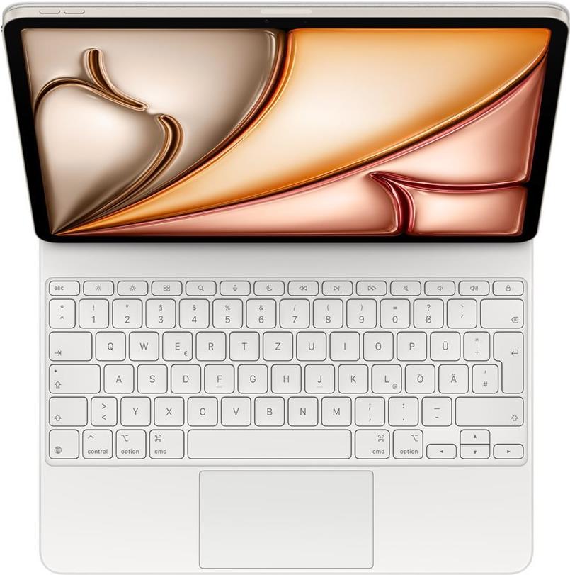 APPLE Magic Keyboard for iPad Air 13-inch (M3) - German - White (MDFW4D/A) von Apple