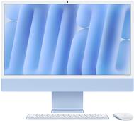 APPLE iMac Z1E5 59,62cm 23,5Zoll Standardglas M4 8C CPU/8C GPU/16C N.E. 16GB 256GB SSD Gbit Eth MM MaKey DE Blau (Z1E5-MWUF3D/A-079C7M) von Apple