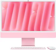 APPLE iMac Z1E6 59,62cm 23,5Zoll Standardglas M4 8C CPU/8C GPU/16C N.E. 16GB 256GB SSD Ohne Eth MM NumKey TID DE Rose (Z1E6-MWUG3D/A-07AJOV) von Apple