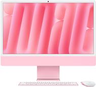APPLE iMac Z1ER 59,62cm 23,5Zoll Standardglas M4 10C CPU/10C GPU/16C N.E. 16GB 256GB SSD Gbit Eth MM NumKey TID DE Rose (Z1ER-MWV43D/A-07D243) von Apple