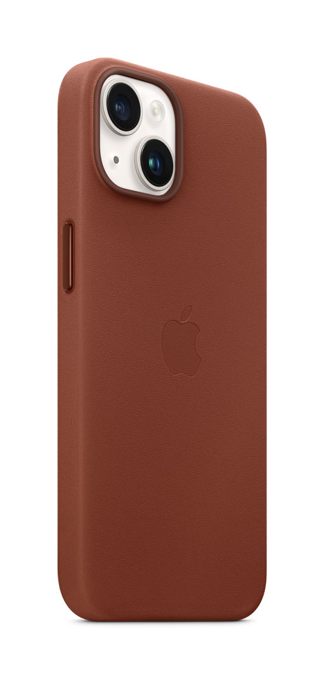 Apple - Hintere Abdeckung für Mobiltelefon - mit MagSafe - Leder - Umbra - für iPhone 14 (MPP73ZM/A) von Apple
