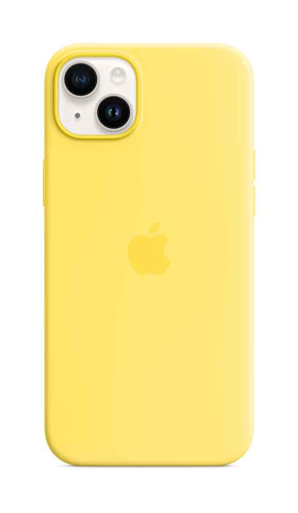 APPLE iPhone 14 Plus Silicone Case with MagSafe - Canary Yellow (MQUC3ZM/A) von Apple