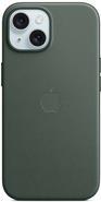 APPLE iPhone 15 FineWoven Case with MagSafe - Evergreen (MT3J3ZM/A) von Apple
