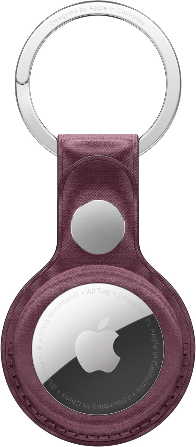 AirTag Feingewebe Schlüsselanhänger mulberry von Apple