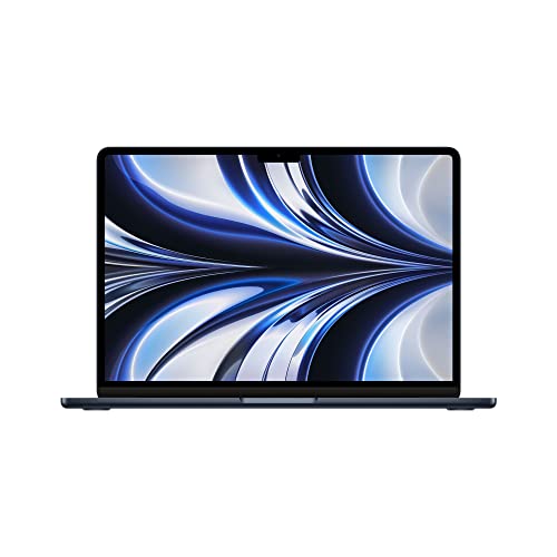 Apple 2022 MacBook Air Laptop mit M2 Chip: 13,6" Liquid Retina Display, 8GB RAM, 256 GB SSD Speicher, beleuchtete Tastatur, 1080p FaceTime HD Kamera. Kompatibel mit iPhone/iPad; Mitternachtsblau von Apple