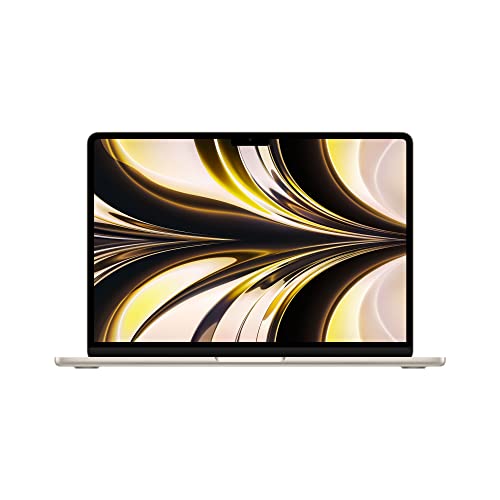 Apple 2022 MacBook Air Laptop mit M2 Chip: 13,6" Liquid Retina Display, 8GB RAM, 256 GB SSD Speicher, beleuchtete Tastatur, 1080p FaceTime HD Kamera. Kompatibel mit iPhone/iPad; Polarstern von Apple