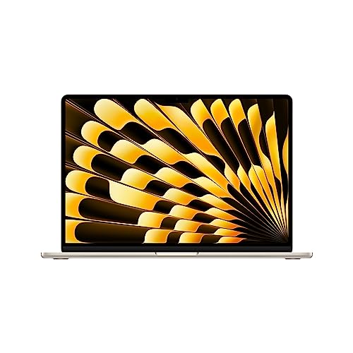 Apple 2023 MacBook Air Laptop mit M2 Chip: 15,3" Liquid Retina Display, 8GB RAM, 512 GB SSD Speicher, beleuchtete Tastatur, 1080p FaceTime HD Kamera. Funktioniert mit iPhone/iPad, Polarstern von Apple
