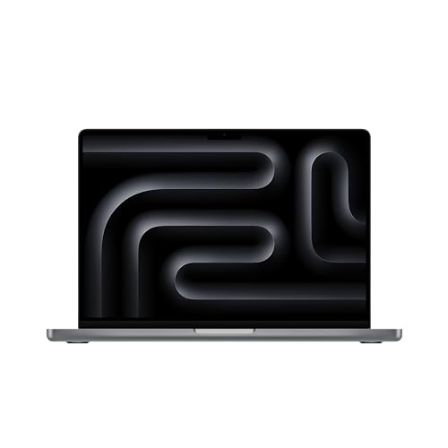 Apple 2023 MacBook Pro Laptop M3 Chip mit 8‑Core CPU, 10‑Core GPU: 14,2" Liquid Retina XDR Display, 8 GB gemeinsamer Arbeitsspeicher, 512 GB SSD Speicher. Funktioniert mit iPhone/iPad, Space Grau Apple 2023 MacBook Pro Laptop M3 Chip mit 8‑Core CPU, 10‑Core GPU: 14,2" Liquid Retina XDR Display, 8 GB gemeinsamer Arbeitsspeicher, 512 GB SSD Speicher. Funktioniert mit iPhone/iPad, Space Grau von Apple