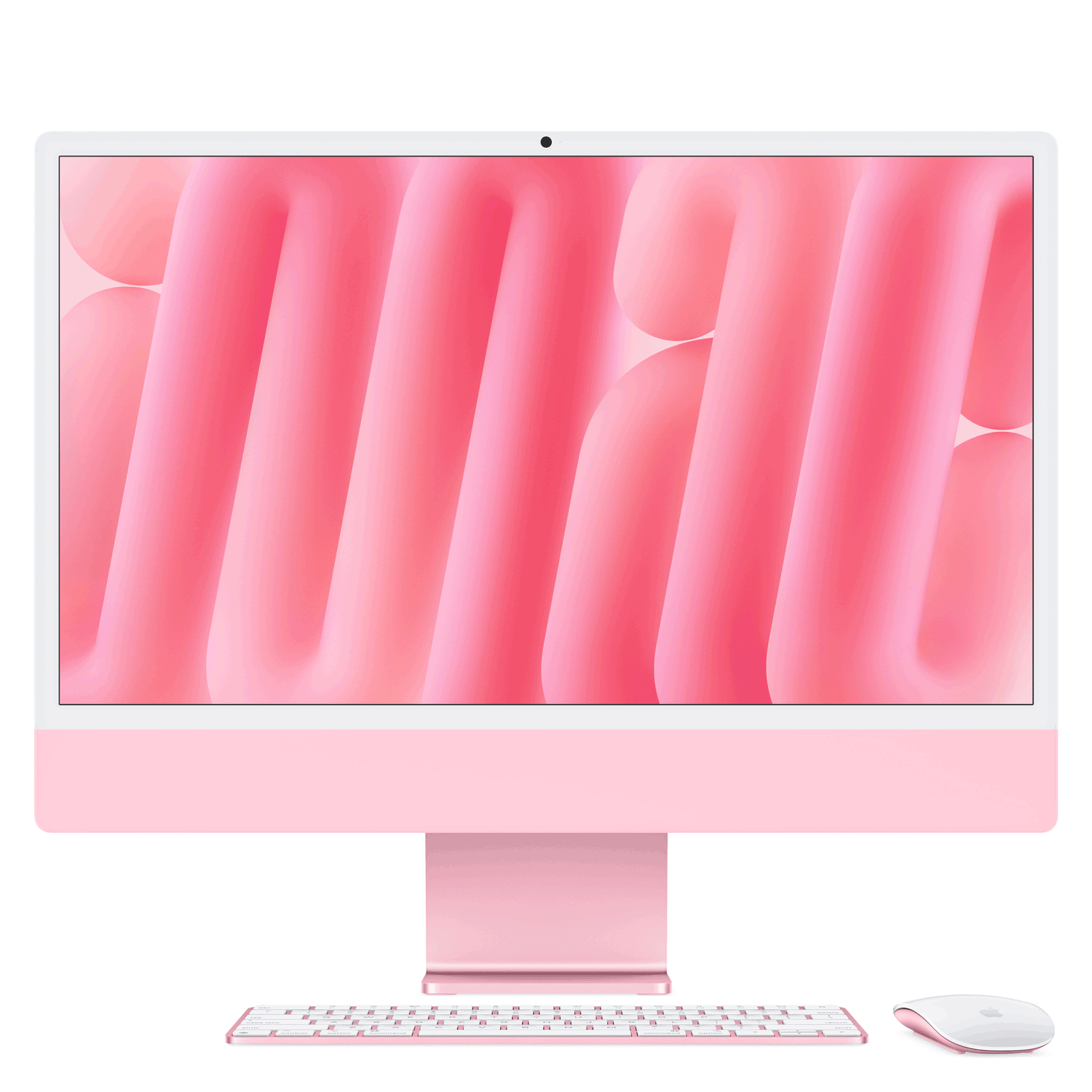 Apple 24-inch iMac with Retina 4.5K display: M4 chip with 10-core CPU and 10-core GPU, 16GB, 512GB SSD - Pink (MWV53D/A) von Apple