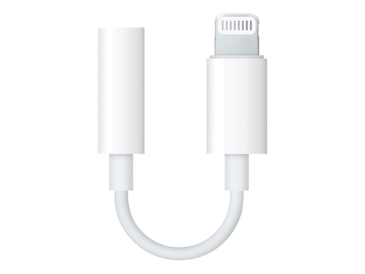 Apple Adapter Lightning auf 3,5mm Kopfhörerstecker, weiß von Apple