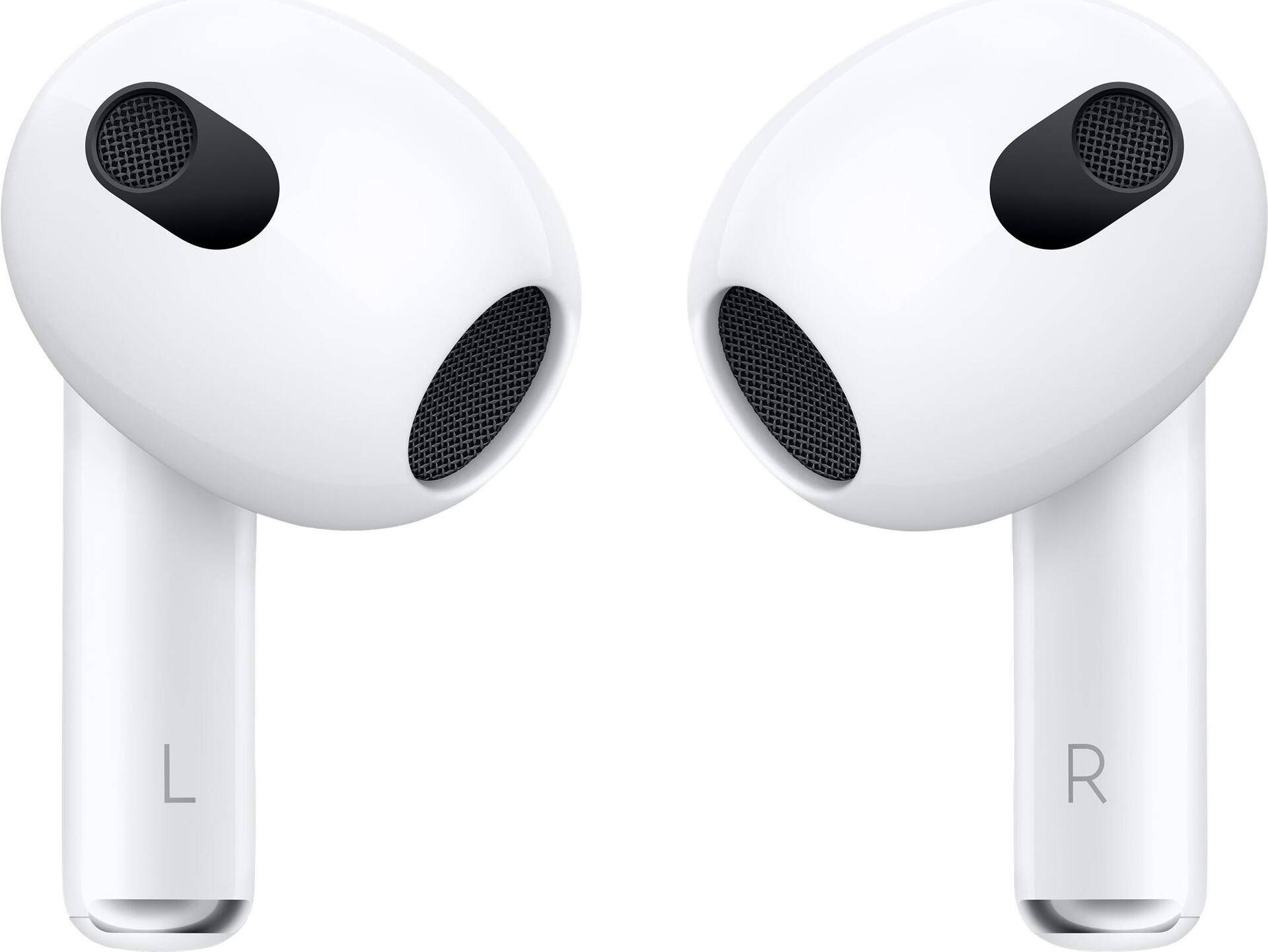 Apple AirPods with Lightning Charging Case - 3. Generation - True Wireless-Kopfhörer mit Mikrofon - Ohrstöpsel - Bluetooth - weiß (MPNY3LL/A) von Apple