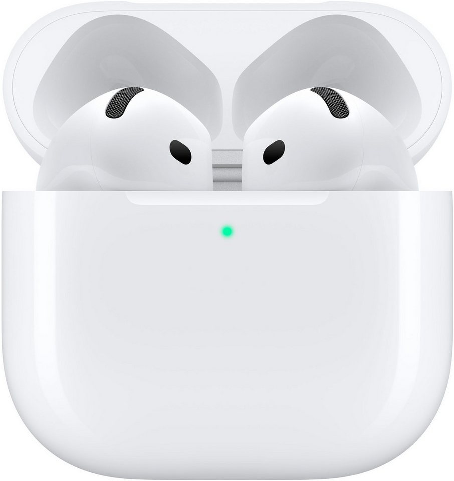 Apple AirPods 4 ANC wireless In-Ear-Kopfhörer (Transparenzmodus, integrierte Steuerung für Anrufe und Musik, kompatibel mit Siri, Siri, Bluetooth) von Apple