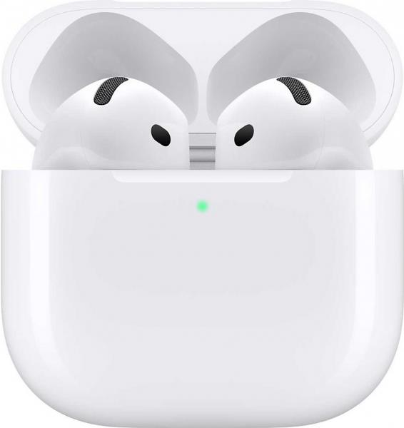 Apple AirPods 4 - True Wireless-Kopfhörer mit Mikrofon - Ohrstöpsel - Bluetooth - weiß (MXP63DN/A) von Apple