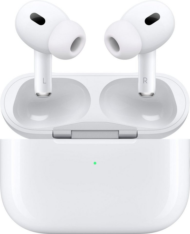 Apple AirPods Pro (2. Gen. 2023) mit MagSafe Case (USB-C) In-Ear-Kopfhörer (Active Noise Cancelling (ANC), Freisprechfunktion, Transparenzmodus, kompatibel mit Siri, Siri, Bluetooth) von Apple