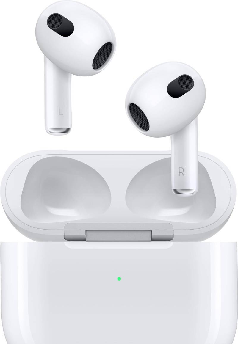 Apple AirPods with Lightning Charging Case - 3. Generation - True Wireless-Kopfhörer mit Mikrofon - Ohrstöpsel - Bluetooth - weiß (MPNY3TY/A) von Apple
