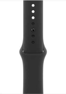 Apple - Armband für Smartwatch - 46mm - Größe S/M - Schwarz (MXM23ZM/A) von Apple