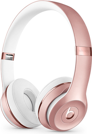 Apple Beats Solo3 - Kopfhörer mit Mikrofon - On-Ear - Bluetooth - kabellos - 3,5 mm Stecker - Geräuschisolierung - Rosegold (MX442ZM/A) von Apple