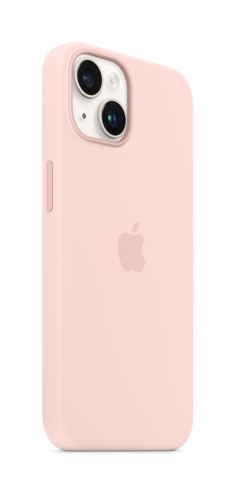 Apple - Case für Mobiltelefon - mit MagSafe - Silikon - Chalk Pink - für iPhone 14 (MPRX3ZM/A) von Apple