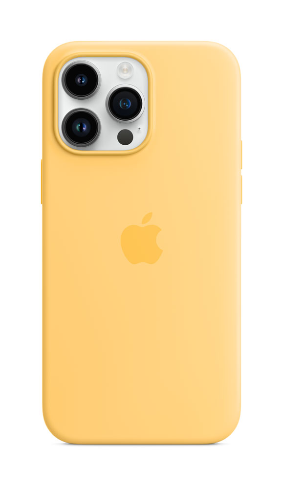 Apple - Case für Mobiltelefon - mit MagSafe - Silikon - sunglow - für iPhone 14 Pro Max (MPU03ZM/A) von Apple