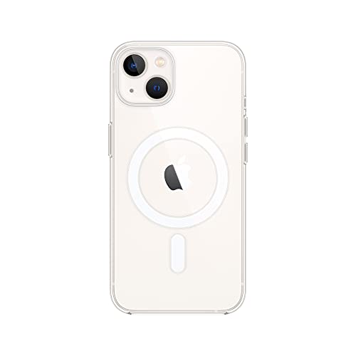 Apple Clear Case mit MagSafe (für iPhone 13), aus Polycarbonat, Transparent, Kratzfeste,Kabelloses Laden von Apple