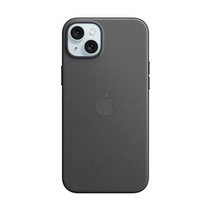 Apple Feingewebe Case mit MagSafe Handy-Cover für Apple iPhone 15 Plus schwarz von Apple