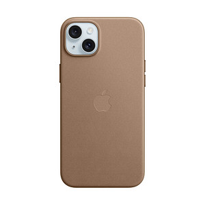 Apple Feingewebe Case mit MagSafe Handy-Cover für Apple iPhone 15 Plus taupe von Apple