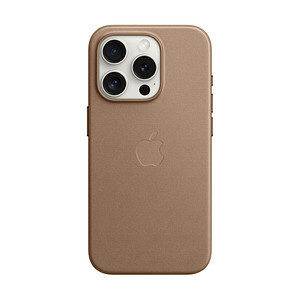 Apple Feingewebe Case mit MagSafe Handy-Cover für Apple iPhone 15 Pro taupe von Apple