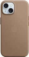 Apple - Hintere Abdeckung für Mobiltelefon - kompatibel mit MagSafe - Microtwill, FineWoven - Taupe - für iPhone 15 (MT3C3ZM/A) von Apple