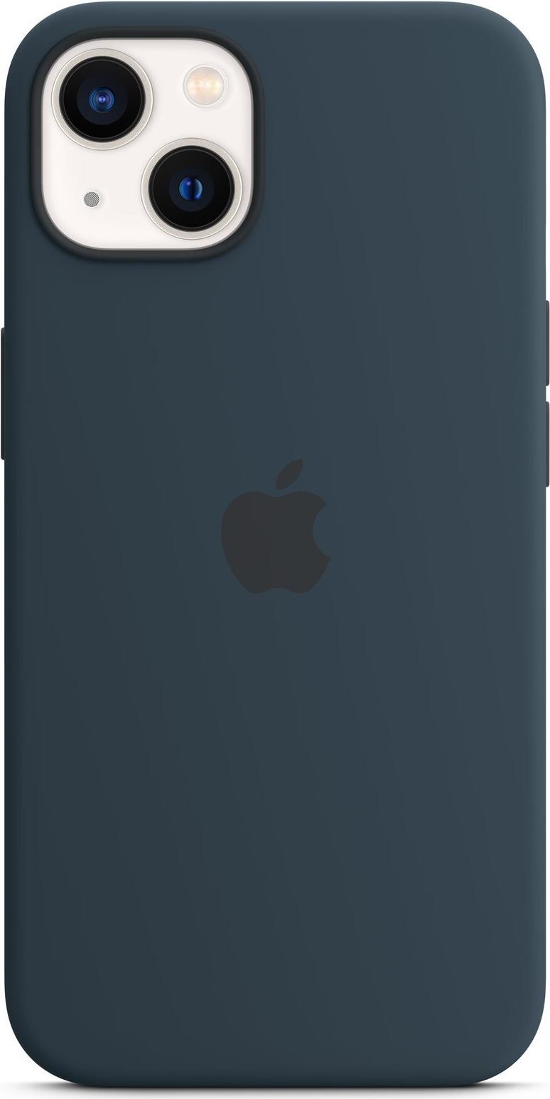 Apple - Hintere Abdeckung für Mobiltelefon - kompatibel mit MagSafe - Silikon - Abgrundblau - für iPhone 13 (MC2Y4ZM/A) von Apple