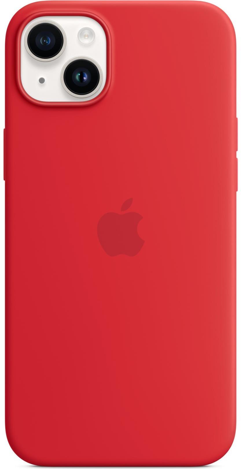 Apple - Hintere Abdeckung für Mobiltelefon - kompatibel mit MagSafe - Silikon - Rot - für iPhone 14 Plus (MW513ZM/A) von Apple