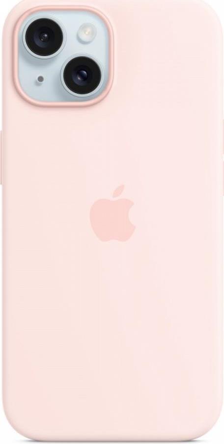Apple - Hintere Abdeckung für Mobiltelefon - kompatibel mit MagSafe - Silikon - hellrosa - für iPhone 15 (MT0U3ZM/A) von Apple