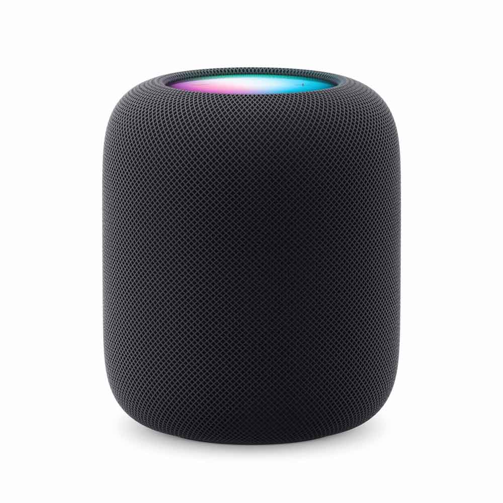 Apple HomePod - Apple Siri - Zylinder - Schwarz - Stoff - Home app and HomeKit - Intercom transcriptions - Siri - Touch Accommodations - VoiceOver - Multi (MQJ73D/A) von Apple