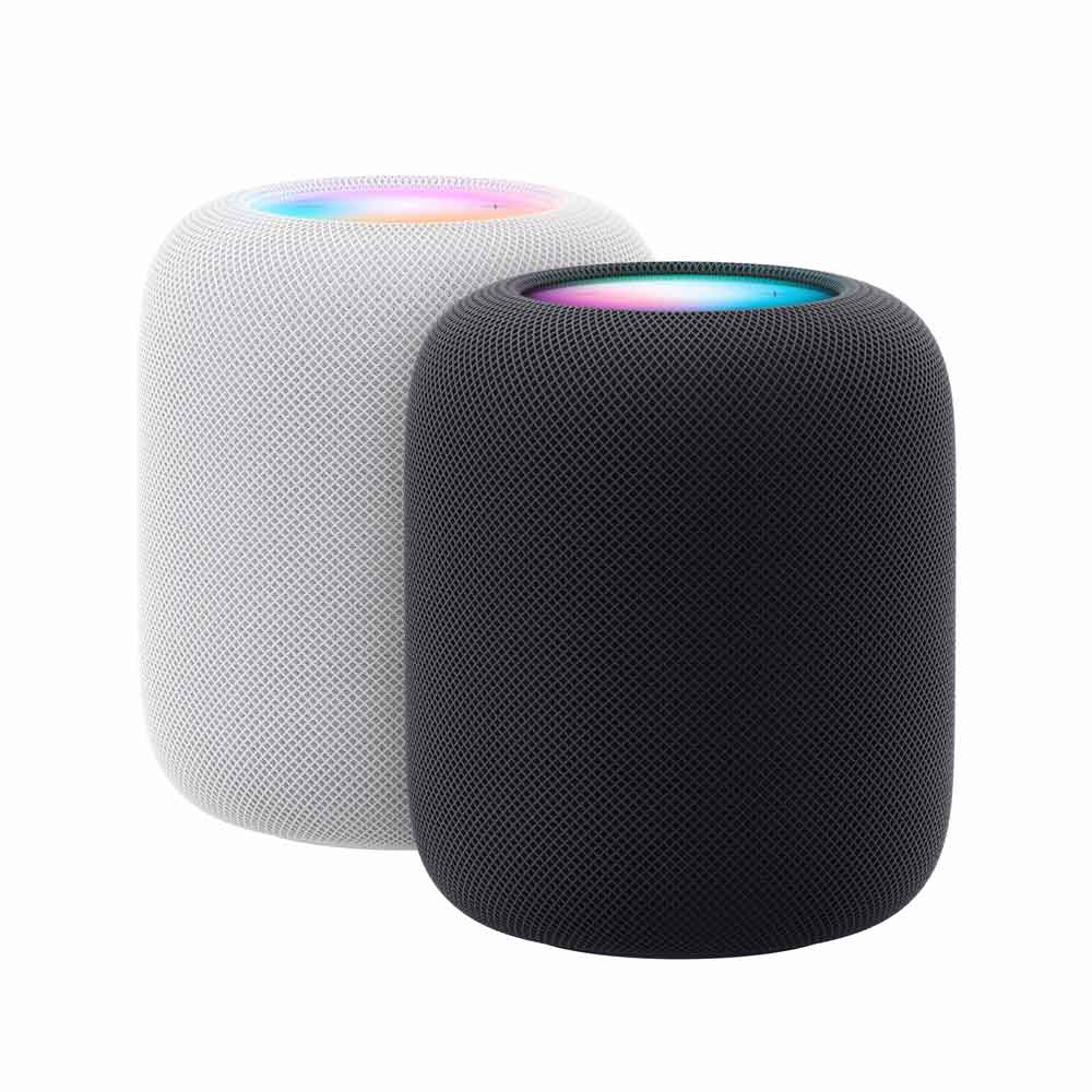 Apple HomePod - Apple Siri - Zylinder - Weiß - Stoff - Home app and HomeKit - Intercom transcriptions - Siri - Touch Accommodations - VoiceOver - Multi (MQJ83D/A) von Apple