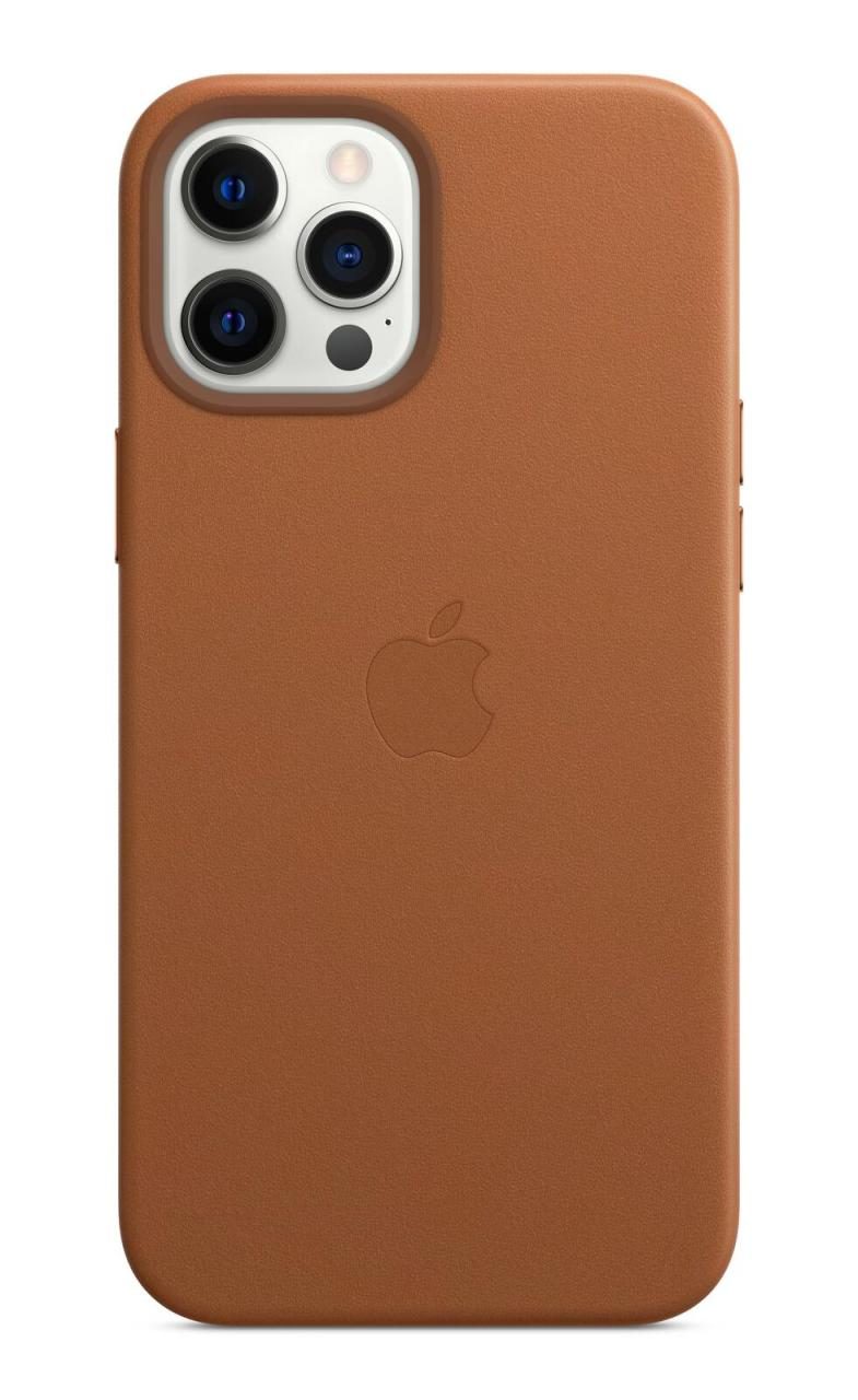 Apple Leder Case mit MagSafe für Apple iPhone 12 Pro Max, sattelbraun von Apple