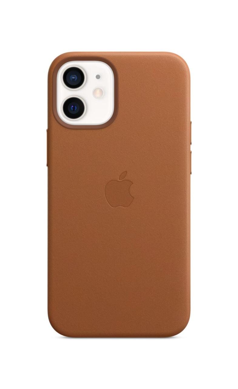 Apple Leder Case mit MagSafe für Apple iPhone 12 mini, sattelbraun Apple Leder Case mit MagSafe für Apple iPhone 12 mini, sattelbraun von Apple