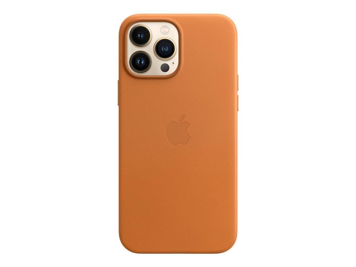 Apple Leder Case mit MagSafe für Apple iPhone 13 Pro Max, goldbraun von Apple