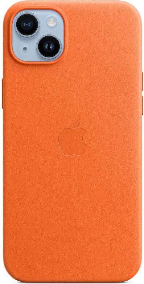 Apple Leder Case mit MagSafe für Apple iPhone 14 Plus, Orange von Apple