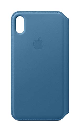 Apple Leder Folio (für iPhone XS Max) - Cape Cod Blau von Apple