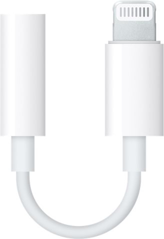 Apple Lightning to 3,5 mm Headphone Jack Adapter - Audioadapter f�r iPad/iPhone/iPod - Mini-Stecker (W) bis Lightning (M) (MMX62ZM/A) von Apple