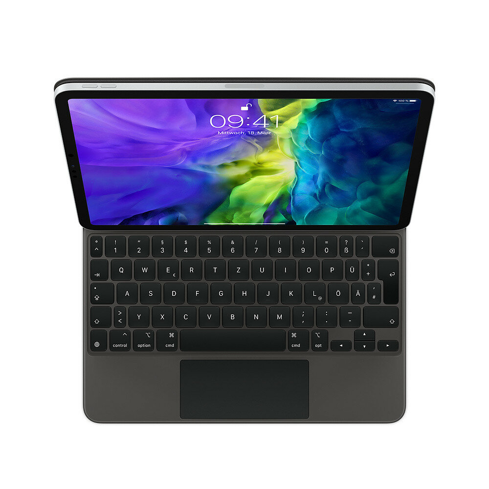 Apple MXQT2D/A Tastatur für Mobilgeräte Schwarz QWERTZ Deutsch Apple MXQT2D/A Tastatur für Mobilgeräte Schwarz QWERTZ Deutsch von Apple