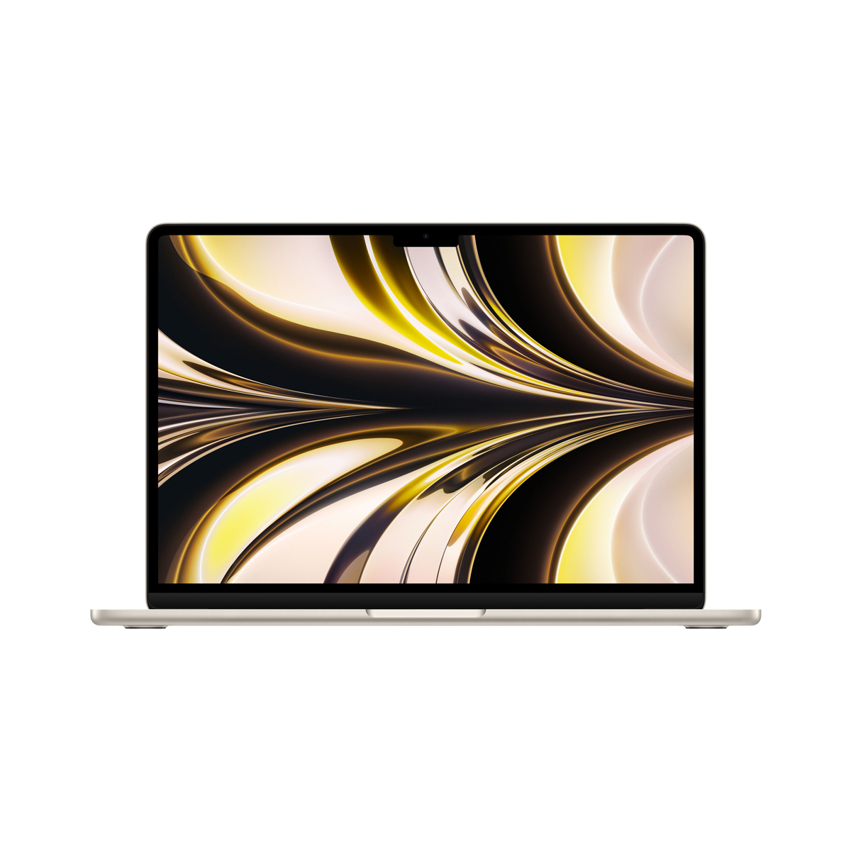 Apple MacBook Air (M2, 2022) MLY13D/A Polarstern Apple M2 Chip mit 8-Core GPU, 8GB RAM, 256GB SSD, macOS - 2022 von Apple