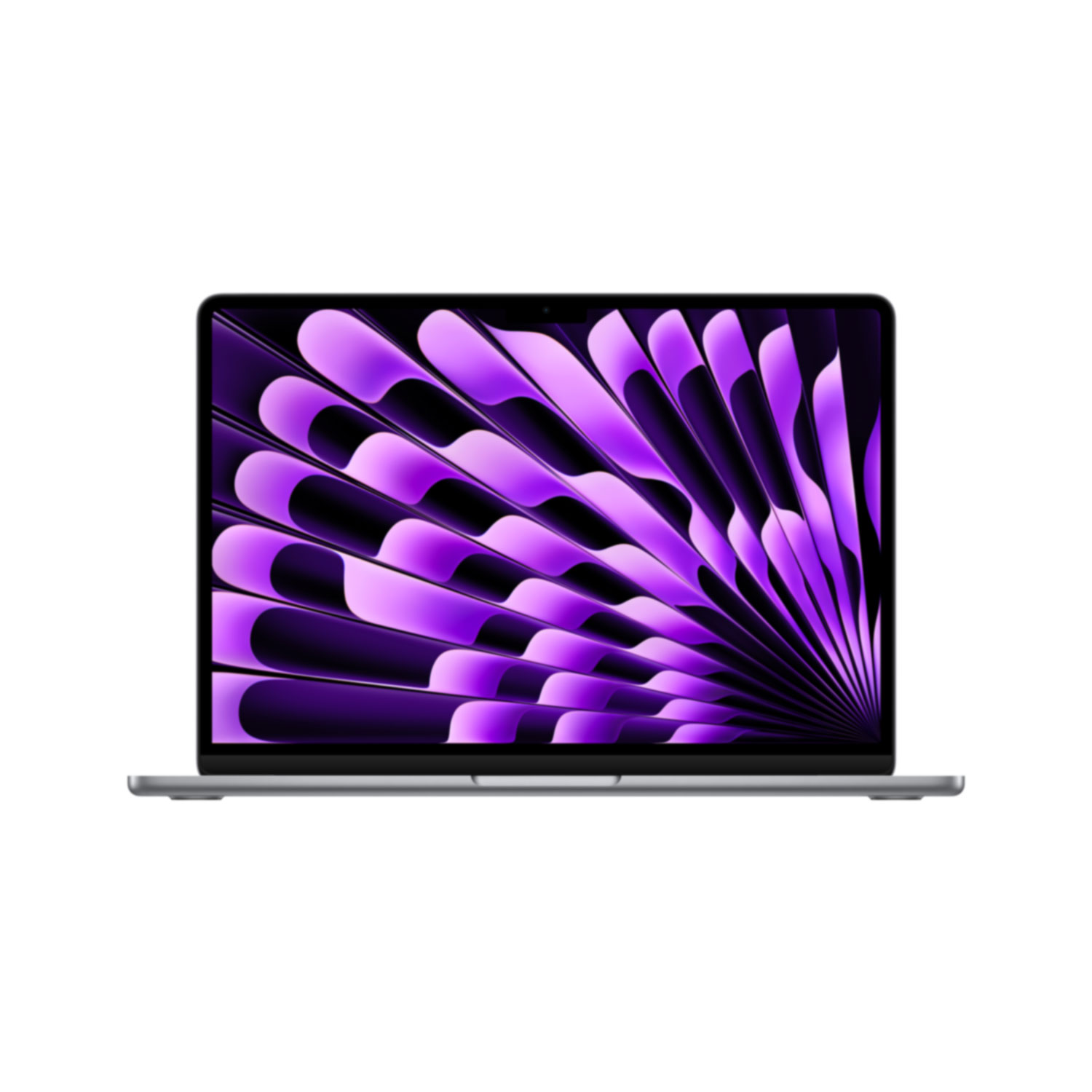 Apple MacBook Air - M3 - M3 8-core GPU - 8 GB RAM - 256 GB SSD - 34.46 cm (13.6) IPS 2560 x 1664 (WQXGA) - Wi-Fi 6E, Bluetooth - Space-grau - kbd: Deutsch (MRXN3D/A) von Apple