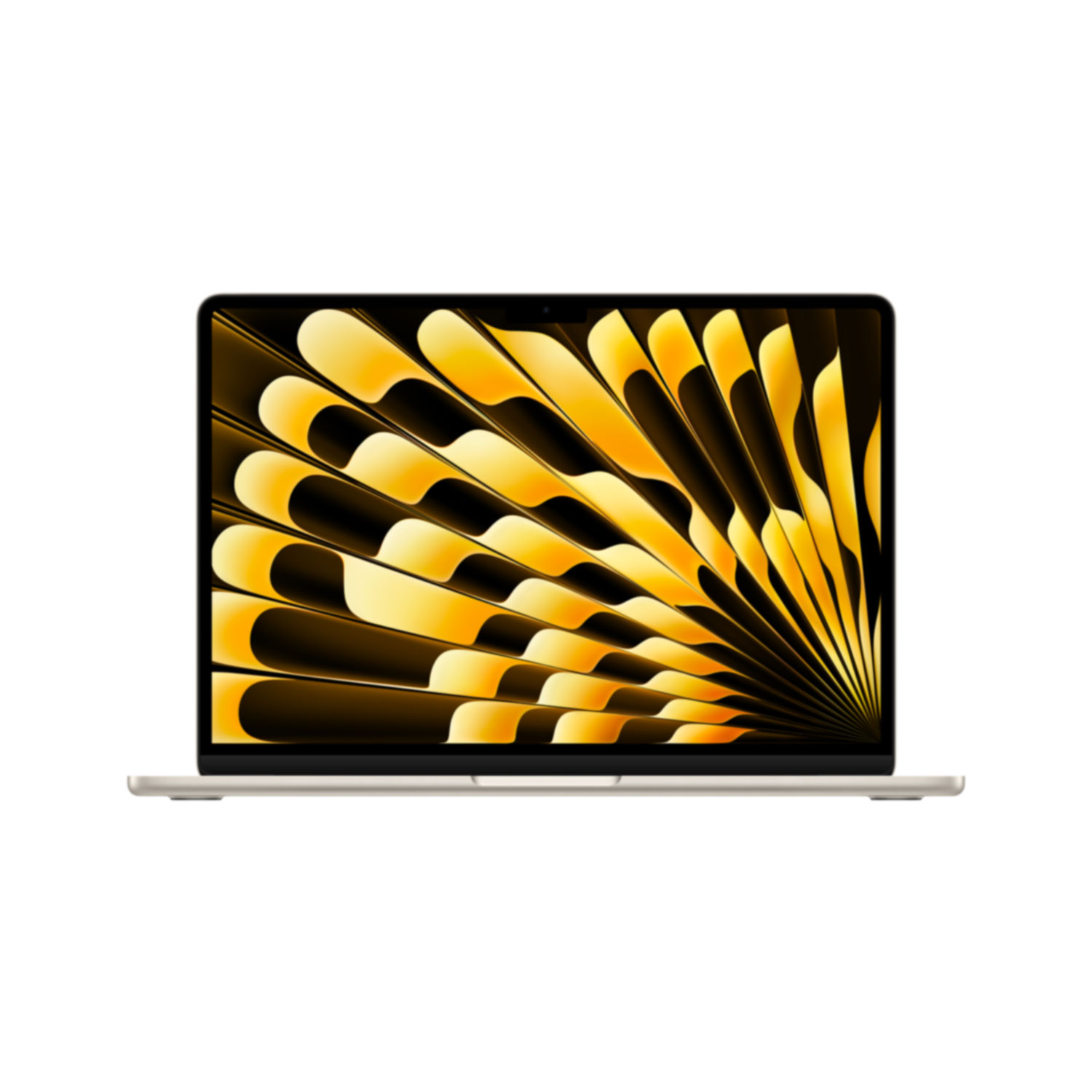 Apple MacBook Air - M3 - M3 8-core GPU - 8 GB RAM - 256 GB SSD - 34.46 cm (13.6) IPS 2560 x 1664 (WQXGA) - Wi-Fi 6E, Bluetooth - Starlight - kbd: Deutsch (MRXT3D/A) von Apple