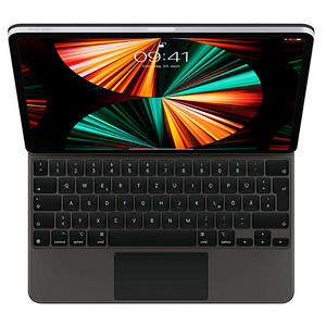 Apple Magic Keyboard Tablet-Tastatur schwarz geeignet für Apple iPad Pro 12,9" 3. Gen (2018), Apple iPad Pro 12,9" 4. Gen (2020), Apple iPad Pro 12,9" 5. Gen (2021), Apple iPad Pro 12,9" 6. Gen (2022) von Apple