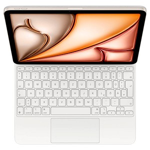 Apple Magic Keyboard Tablet-Tastatur weiß geeignet für Apple iPad Air 4. Gen (2020), Apple iPad Air 5. Gen (2022), Apple iPad Air 11" (M2), Apple iPad Air 11" (M3) von Apple